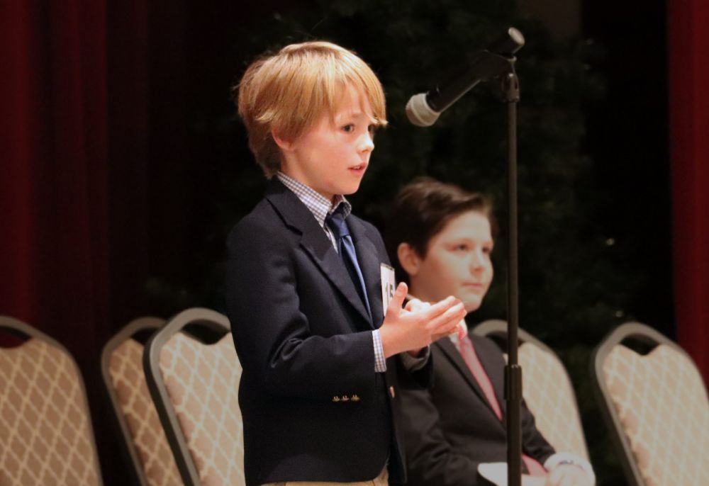 Congratulations to Madoc Michael, Winner of the 2018 PDS Spelling Bee!